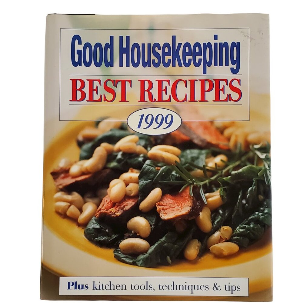 Vintage Good Housekeeping Cookbook Best Recipes 1999 Hardcover Kitchen Tips